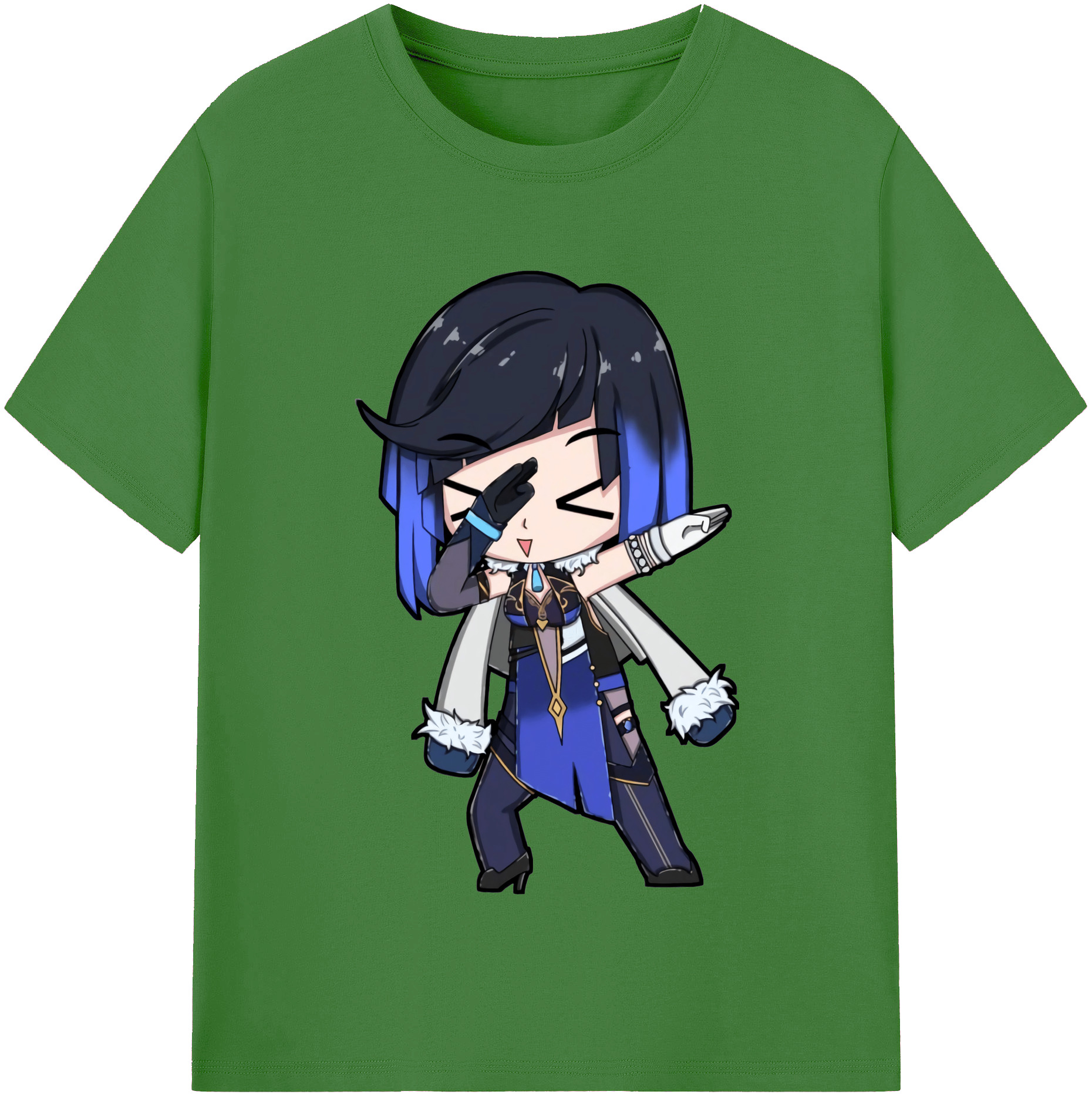 げんし神 夜兰 やらん genshin Yaran レディースカジュアルプリントTシャツ（綿100％）